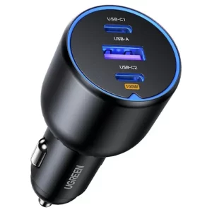ugreen 130w usb c car charger with dual pd qc ports – fast charging adapter for laptop iphone android best price in kenya.webp