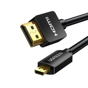ugreen 1m micro hdmi to hdmi 4k male to male cable – high speed video audio – black – hd127.webp