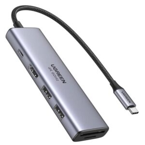 ugreen 6 in 1 multifunction adapter usb c to 4k hdmi usb 3.0 a 3 port sd tf converter cm511 ug 60383.jpg