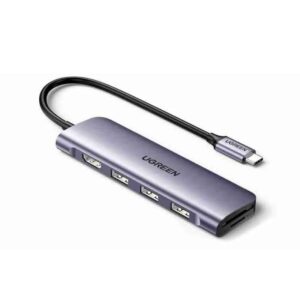 ugreen 6 in 1 multifunction adapter usb c to usb 3.0 a 3 port 4k hdmi rj45 pd converter cm512 ug 15598.jpg