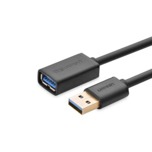 ugreen usb 3.0 extension male cable 1.5m black us129 ug 30126.jpg