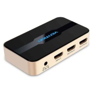vention 1 in 2 out hdmi splitter 4k@30hz gold aluminum alloy type acbgo.jpg
