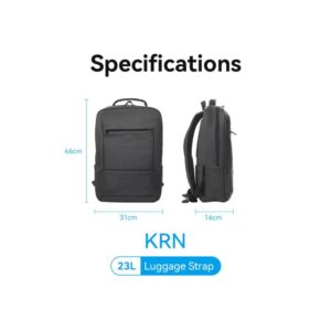 vention 14 water repellent laptop backpack 48cm x 30cm x 14cm black krrb0.jpg