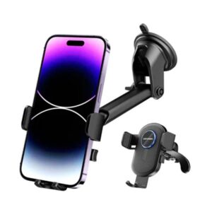 vention one touch clamping car phone mount with suction cupy shaped clip black square type ksab0.jpg
