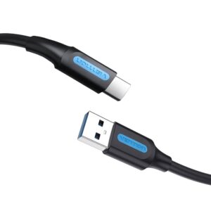 vention usb 3.0 a male to c male cable 1m black pvc type cozbf.jpg