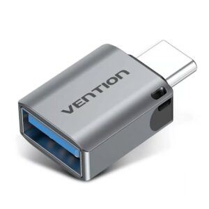 vention usb c male to usb 3.0 female otg adapter gray aluminum alloy type cdqho.jpg